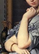 Jean-Auguste Dominique Ingres Details of The comtesse d'haussonville painting